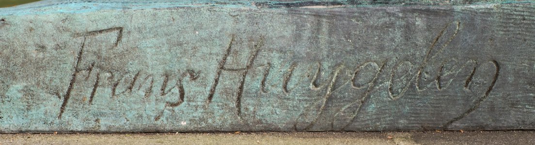 Prometheus by Frans Huygelen signature