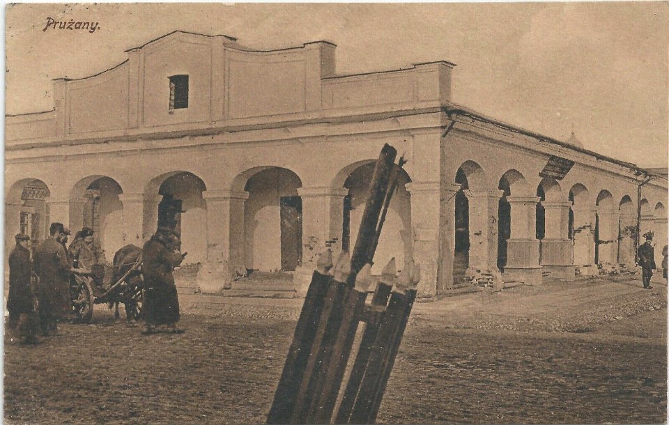 Pružany, Rynak, Biełyja Łaŭki. Пружаны, Рынак, Белыя Лаўкі (1915) (2)