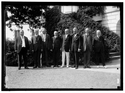 PROGRESSIVES LEADERS CALL ON WILSON- JUDGE ALBERT R. NORTONI, ST. LOUIS; J. A. HOPKINS, NEW JERSEY; HENRY M. WALLACE, DETROIT; VANCE McCORMICK; WILSON; BAINBRIDGE COLBY, NEW JERSEY; MATTHEW LCCN2016867459
