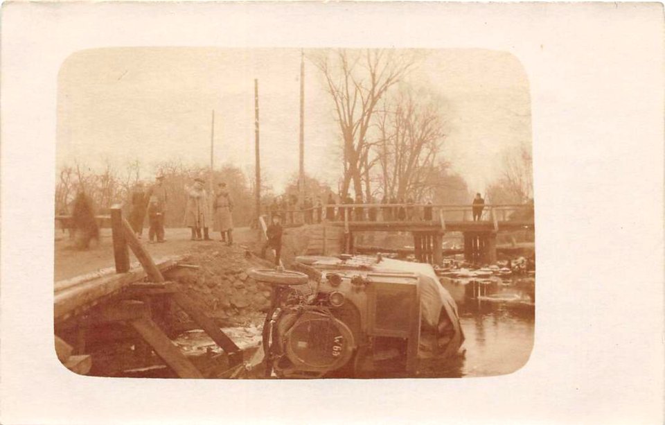 Pružany, Muchaviec. Пружаны, Мухавец (04.1916)