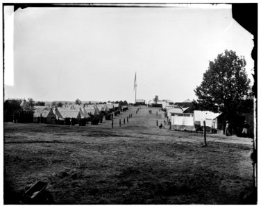 Prospect Hill, Va. General view of 13th New York Cavalry camp LOC cwpb.04178
