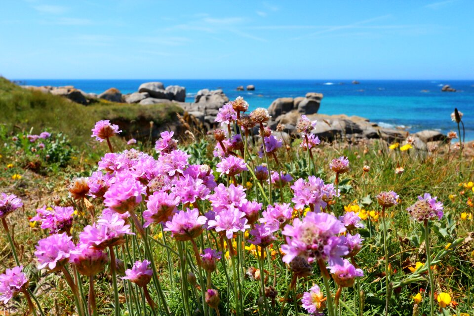 Atlantic coast france sea