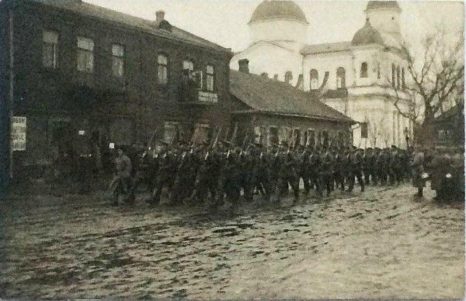 Pružany, Zamkavaja. Пружаны, Замкавая (1916)