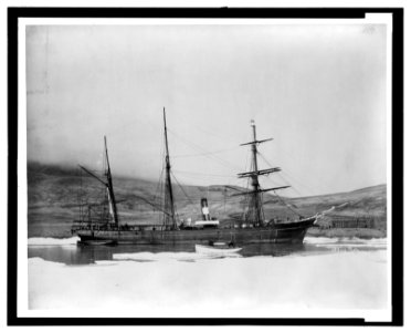 Proteus in Discovery Harbor after discharging cargo) - G.W. Rice, photo LCCN2006676076