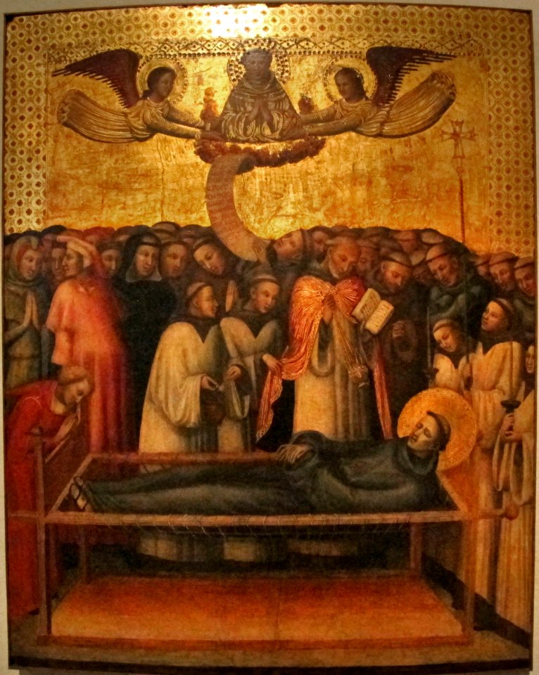 Pseudo-jacopino, esequie di s. francesco, 1330 ca.