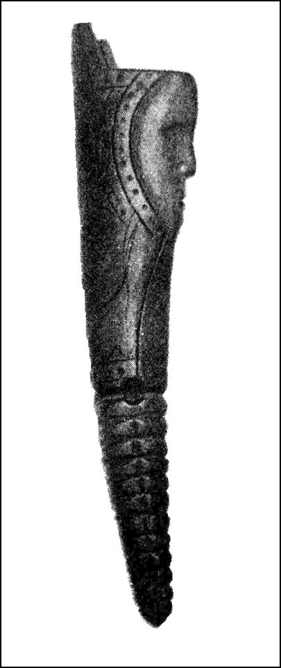 PSM V41 D611 Delaware indian carved antler