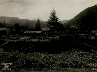 Provisorischer Eisenbahnbetrieb, Hrebenow. (BildID 15517522)