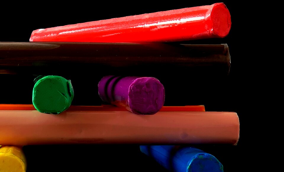 Play dough clay gradient