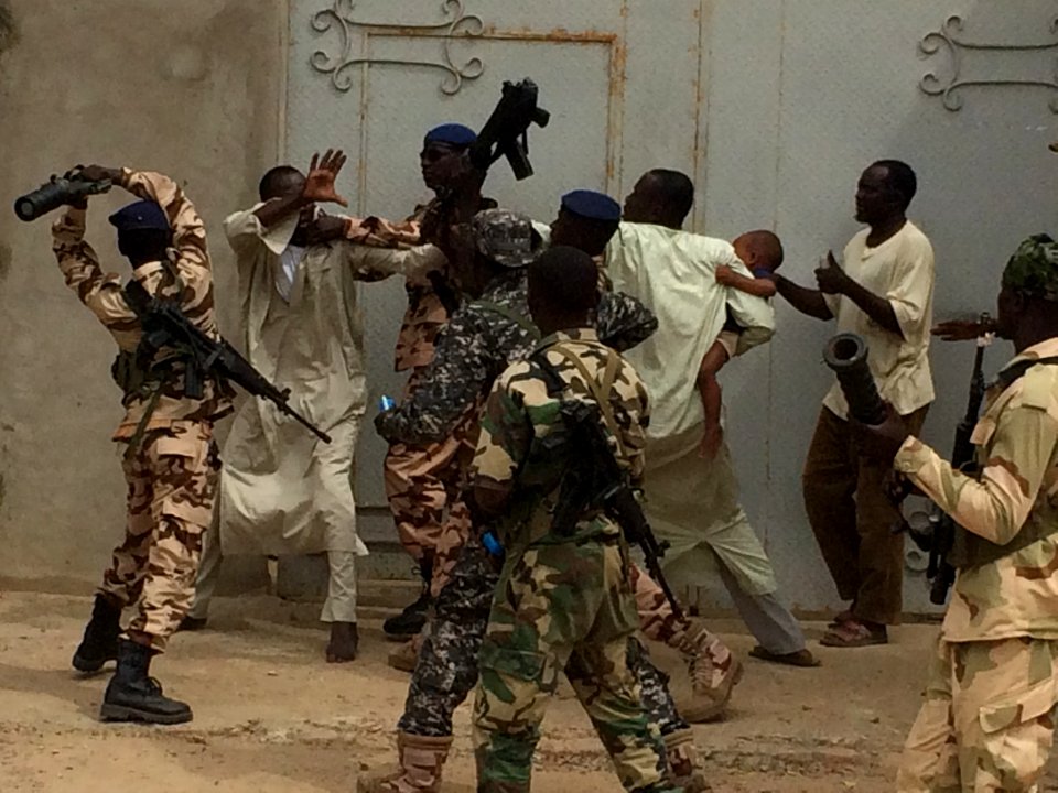 Protests in Njamena, Chad, 22 January 2018