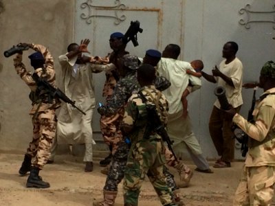 Protests in Njamena, Chad, 22 January 2018