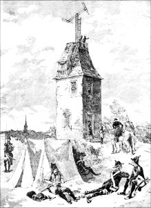 PSM V44 D814 A military post with semaphore 1794