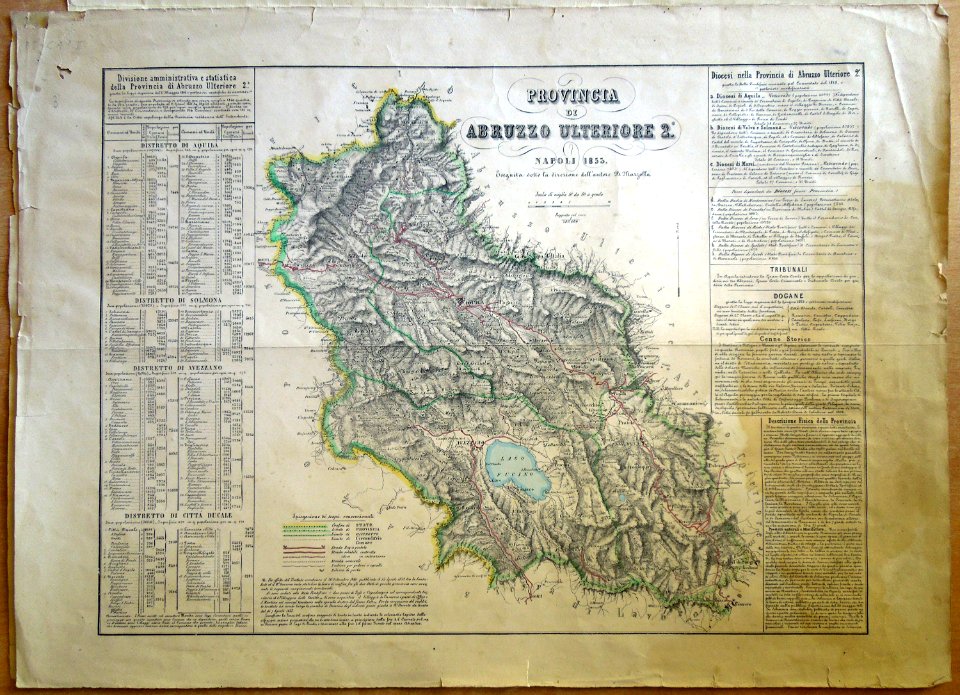 Provincia di Abruzzo Ulteriore 2. Anno 1853