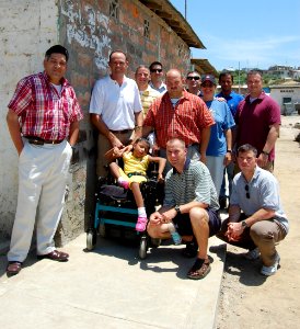 Ramp building in Jaramijo Ecuador photo