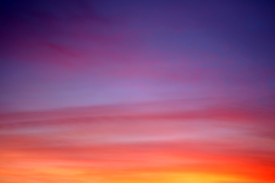 Clouds sky sunset