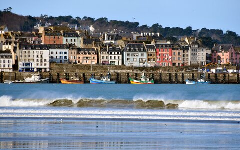 Boat house douarnenez photo