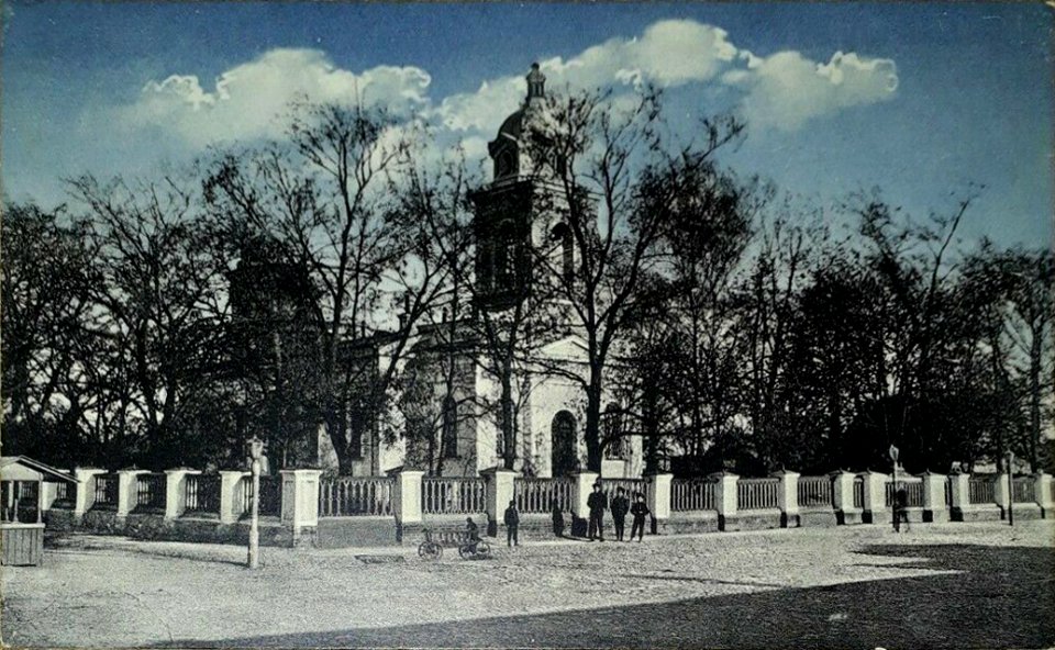 Pružany, Rynak, Sabornaja. Пружаны, Рынак, Саборная (1917) (2)
