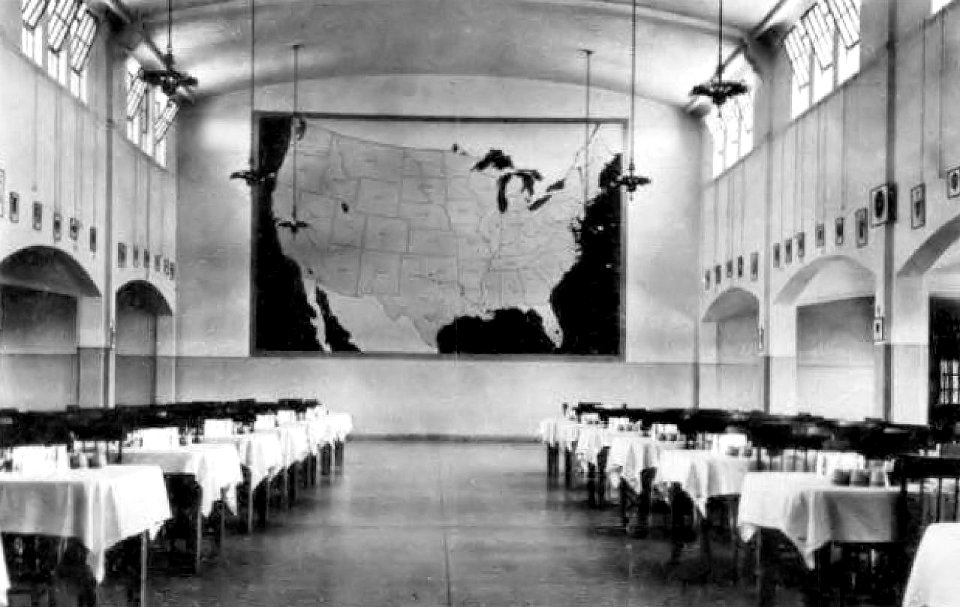 Randolph Field - 1938 - Flying Cadet Mess Hall