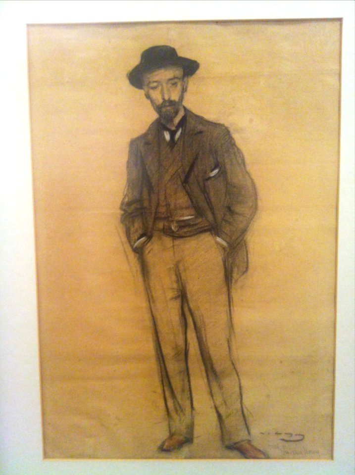 Ramon Casas Carbó- Retrat de Joan Pellicer- Museu de l'Empordà