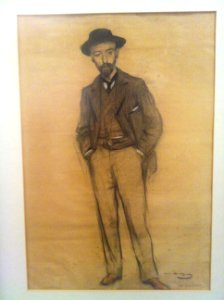 Ramon Casas Carbó- Retrat de Joan Pellicer- Museu de l'Empordà