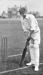 Ranji 1897 page 163 Chatterton's position at the wicket