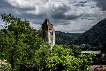 Mystical monastery weird photo