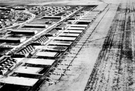 Randolph Field - 1938 - A Stage Hangar Line