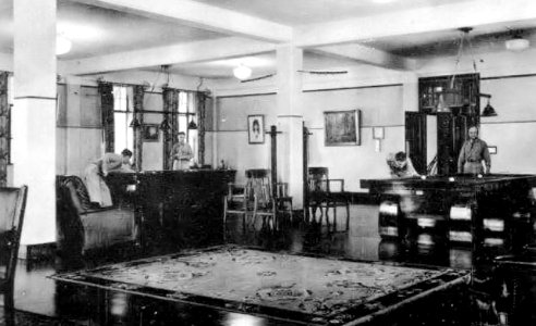 Randolph Field - 1938 - Headquarters Squadron Dayroom Pooltables