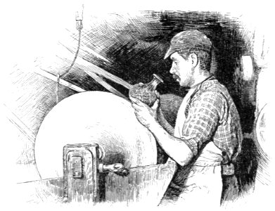 PSM V37 D170 The glass cutter at his wheel