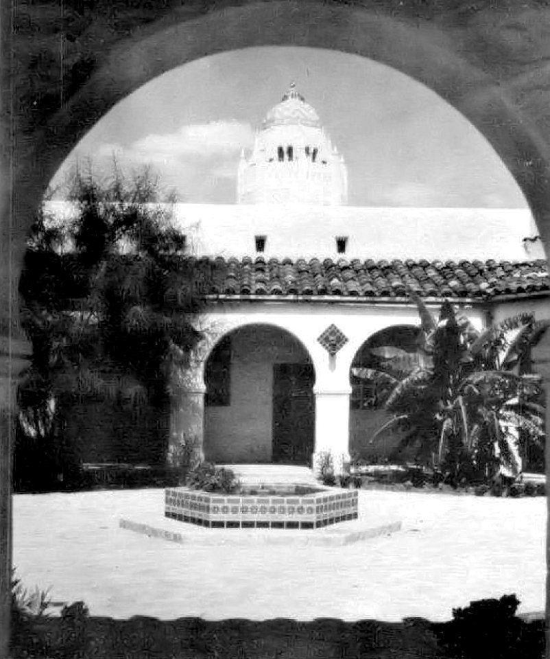 Randolph Field - 1938 - Post Exchange Patio