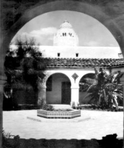 Randolph Field - 1938 - Post Exchange Patio