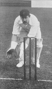 Ranji 1897 page 041 Storer waiting for the ball