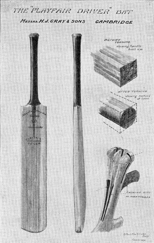 Ranji 1897 page 147 Playfair Driver bat