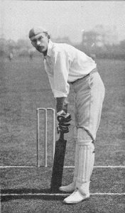 Ranji 1897 page 157 L. C. H. Palairet at the wicket - a model position