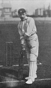 Ranji 1897 page 423 Abel at the wicket
