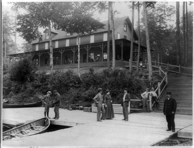 Raquette Lake Hotel in the Adirondack Mountains, N.Y. LCCN2003688919 photo