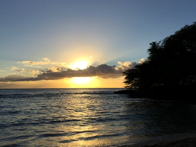Hawaii paridise cove sunset