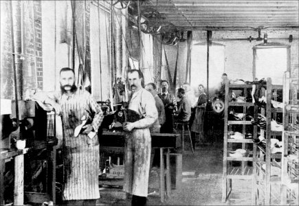 PSM V41 D524 Putting on the shoe and boot heels