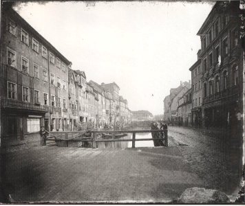 Ranstaedter Steinweg nach Osten Leipzig vor 1881