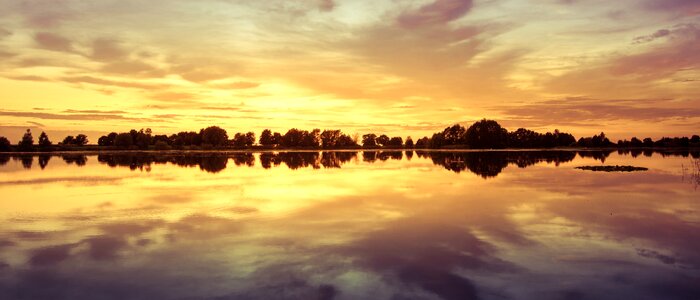 Nature abendstimmung water