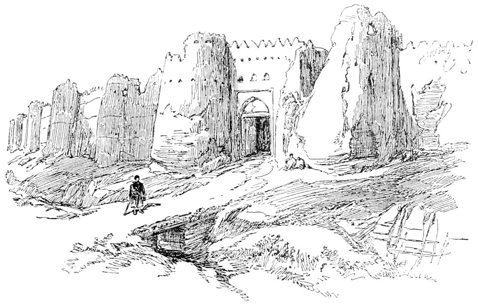 PSM V41 D789 Mud walls of nishapur khorassan