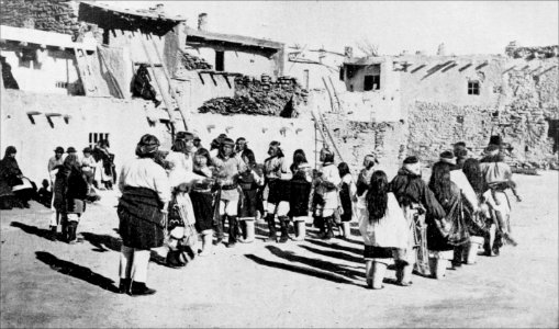 PSM V41 D828 Courtyard of laguna pueblo new mexico