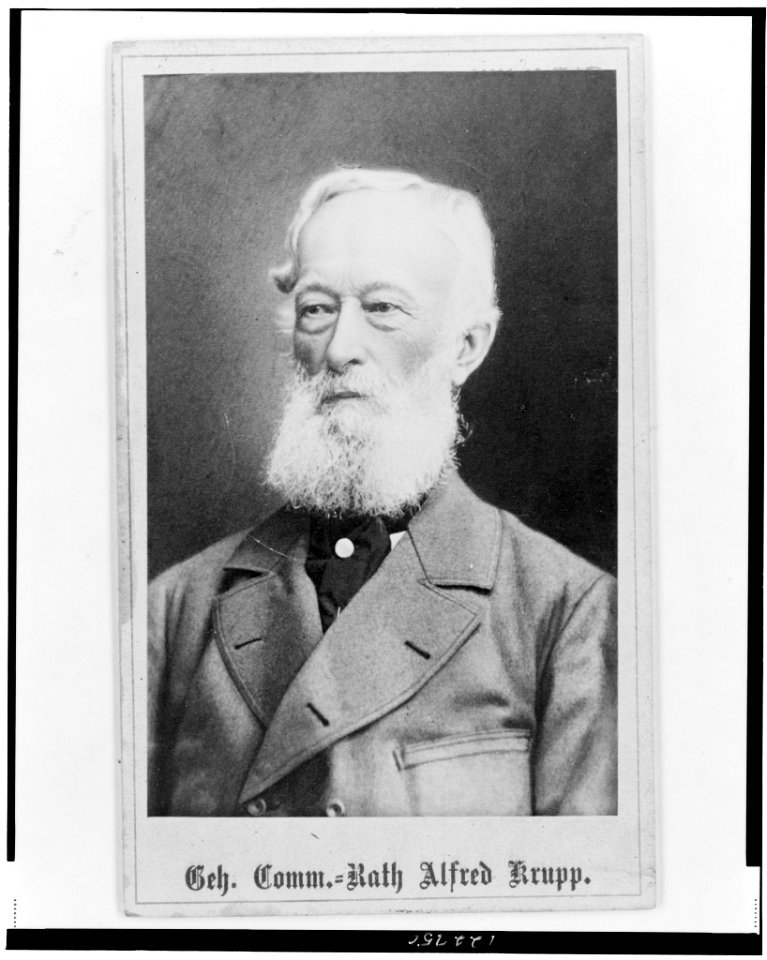 Rath Alfred Krupp, head-and-shoulders portrait, facing front LCCN99401104