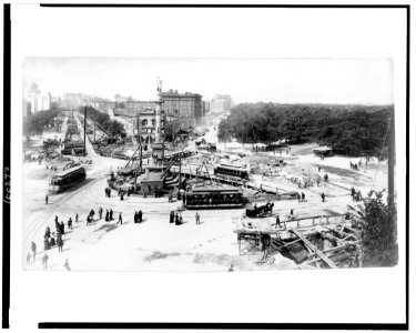 Rapid transit work at 59th St. & Central Park west, June 8th, 1901 LCCN90710891