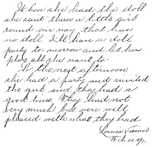 PSM V44 D098 Example of handwriting 1893 photo