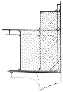 PSM V44 D178 Iowa battleship cofferdam sectional view