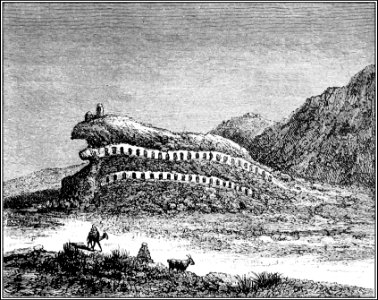 PSM V41 D049 Ghmrassen in the ourghemma southern tunis with rock cut dwellings