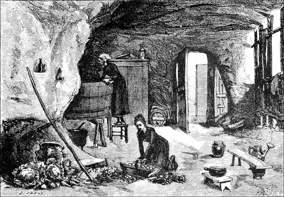 PSM V41 D053 Interior of the grotto la femme neuve meschers