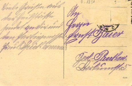 Rathenow, Brandenburg - Lungenheilstätte, Pavillon I (back) (Zeno Ansichtskarten)