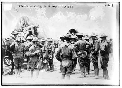 Rations of Water to U.S. Army in Mexico LCCN2014701800