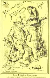 Ravensburg Fastnacht 1892 Faschingszeitung